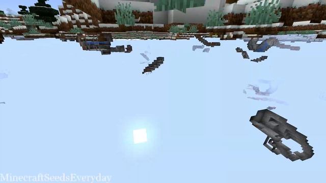 Minecraft Java 1.16.4 Seed: Three snow villages, two igloos, and double dungeon all near spawn смотреть онлайн