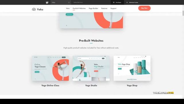 Yoku - Yoga Studio and Ayurveda WordPress timetable beauty Minori смотреть онлайн