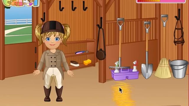 Pony Care Emma Girls - Уход за пони девочкой Эммы смотреть онлайн