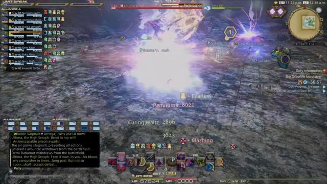 TROPHY - Orbonne to Pick - Ultima, The High Seraph Boss Battle - FFXIV-PS5 смотреть онлайн