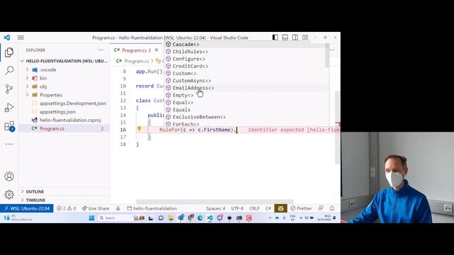An Intro to ASP.NET Core Minimal API - Data Validation with FluentValidation смотреть онлайн