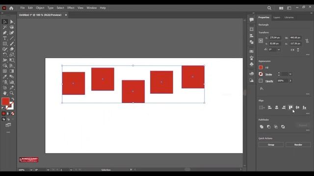 Adobe Illustrator Training | Class 4 | Align Tool | Rameez Sunny 2.0 смотреть онлайн