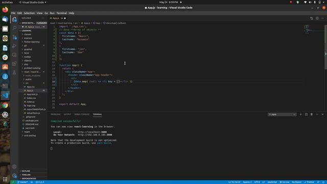 how to render a list in react смотреть онлайн