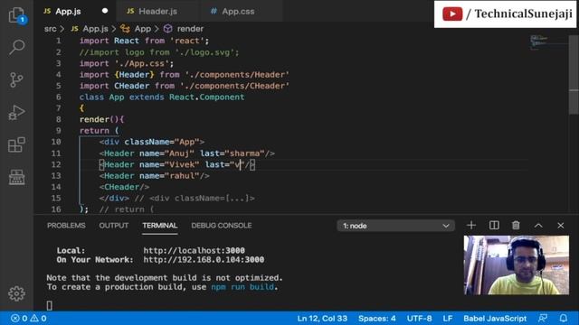 ReactJS Tutorial - 9 - What is Props - Components and Props - How its work ??? смотреть онлайн
