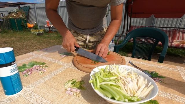 Сорвали фиолетовую капусту Кольраби и огурцы. Дача 31 июля. смотреть онлайн