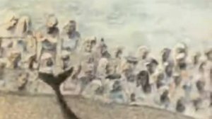 Девочка и дельфин.