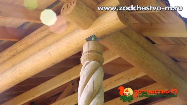 Истинно русский дом из бревна 2 этажа. Отзыв смотреть онлайн