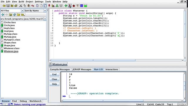 String and Character methods смотреть онлайн
