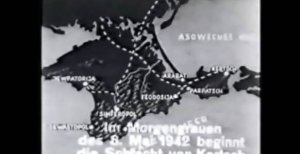 Бои в городе Керчь. Немецкая хроника. Nazi Germany. Fighting in Kerch. German chronicle.