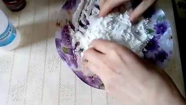 Холодный фарфор без варки.Простой рецепт.