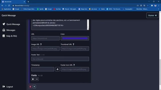 COMMENT FAIRE UN EMBED DISCORD FACILEMENT ET RAPIDEMENT ? (Discord - 2021) смотреть онлайн