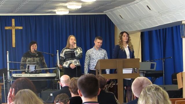 "Я колени склоню перед Богом",Милена,Алексей,Виктория.16.12.2018. смотреть онлайн