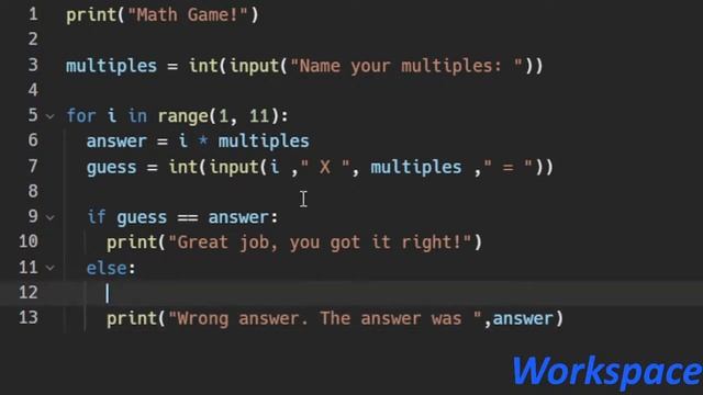 Day 21 - 100 Days of Code (Game: Multiplication Facts) смотреть онлайн