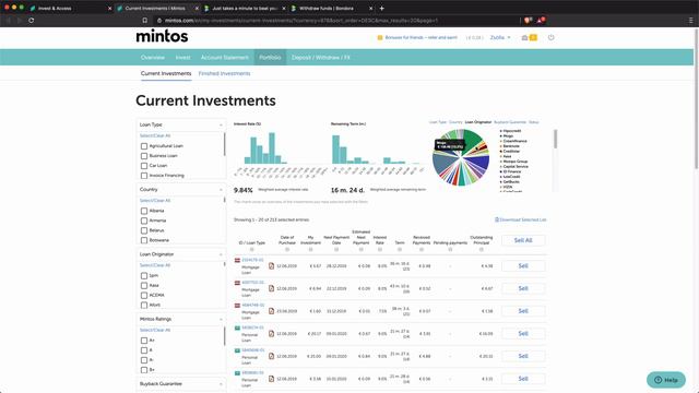 Mintos Invest & Access vs. Bondora Go & Grow after 6 Months | 1.000€ Experiment смотреть онлайн