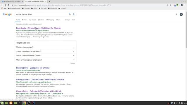 Selenium Webdriver - Starter Project using Java/Maven/ChromeDriver смотреть онлайн