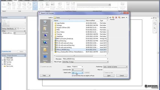 Creating Titleblocks in Revit from existing DWGs смотреть онлайн
