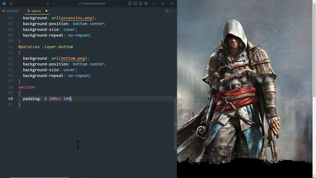 How to Make Parallax Scrolling Website using GSAP Scrolltrigger смотреть онлайн