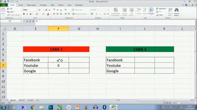 Cara Memunculkan Tanda Centang Pada Microsoft Excel смотреть онлайн