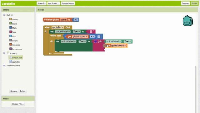 while Loops in App Inventor 2 смотреть онлайн