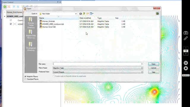 Contouring sample results in MapInfo Discover 2013 смотреть онлайн