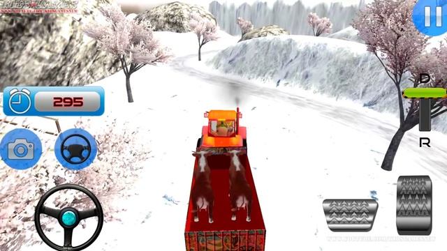 Cargo Tractor Offroad Driving - Farm Transport Animal Drive Simulator - Android GamePlay смотреть онлайн