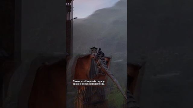 Дракон вместо гиппогрифа в Hogwarts Legacy! смотреть онлайн