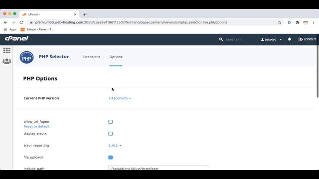 Cara Mengaktifkan Opsi allow_url_fopen di cPanel смотреть онлайн