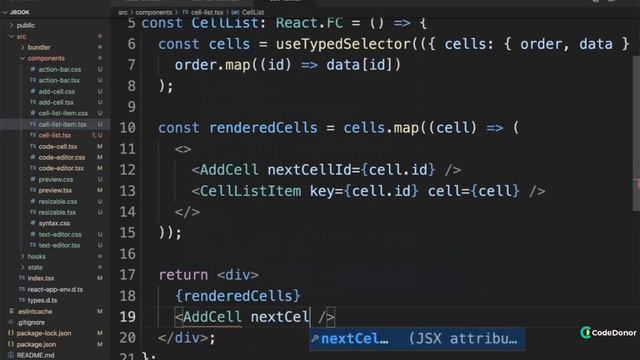 206. Displaying Add Cell | React with Typescript #react #typescript #javascript #learning смотреть онлайн