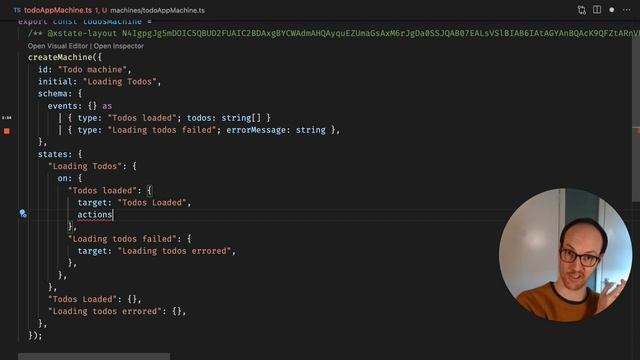 React & XState Tutorial #4 - Event types and typegen смотреть онлайн