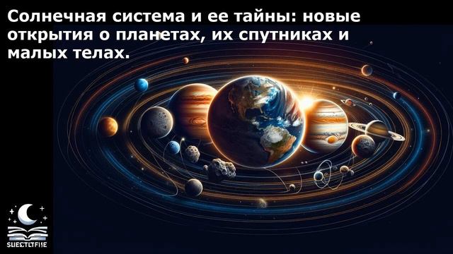 Солнечная система и ее тайны: новые открытия о планетах, их спутниках и малых телах. смотреть онлайн