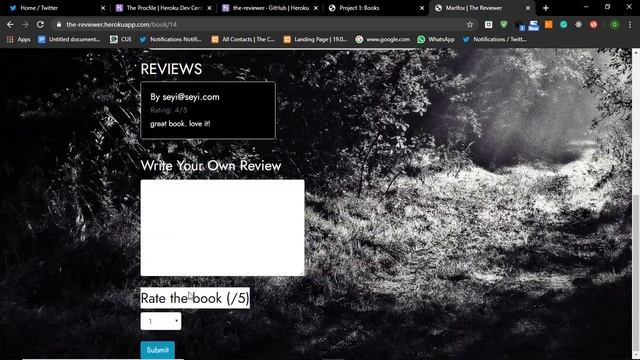 Project 1 | A book review website | Web Programming Using Python and JS смотреть онлайн