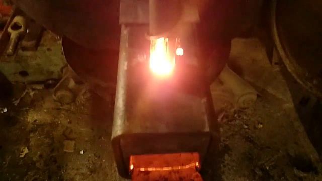 Горелка ГОРИЗОНТ на отработке с водой. Пробный запуск! смотреть онлайн