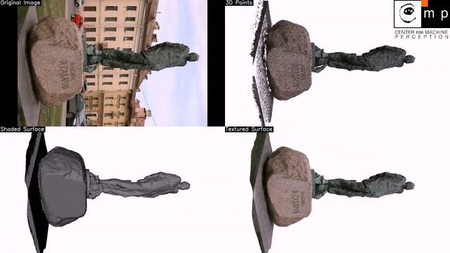 VisualSfM + CMPMVS : Automatic 3D reconstruction Agisoft Monument dataset (32 images) смотреть онлайн