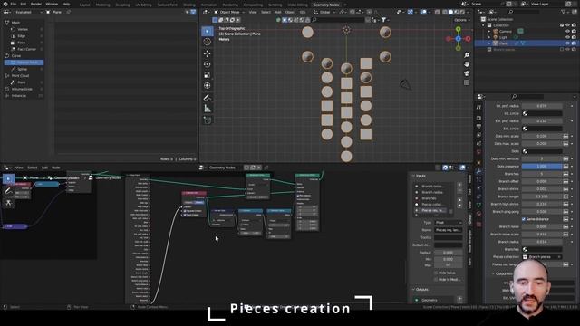 Procedural Dream Catcher (pt. 2/3) in Geometry nodes - Blender tutorial ENG смотреть онлайн