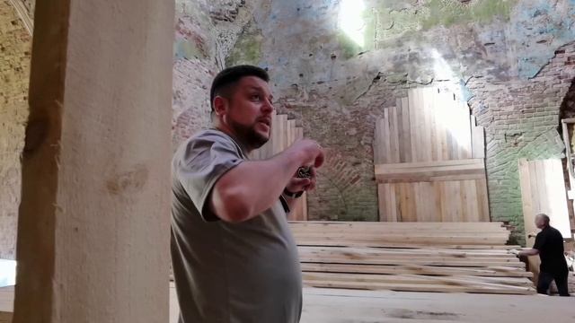 Реставрация храма Рождества Богородицы в сельском поселении Страшевичи. (Видеосюжет)