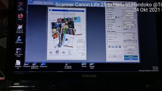 Scanner Canoscan Canon Lide 25 Photo Dokumen