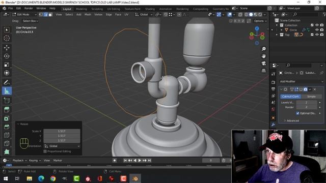 BLENDER: OLD LAB LAMP MODELING (PART 2) смотреть онлайн