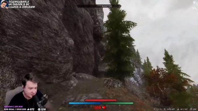 Храбрый ноу дезер Jeens погиб от руки бандита в Skyrim Requiem 4.0 #3 смотреть онлайн