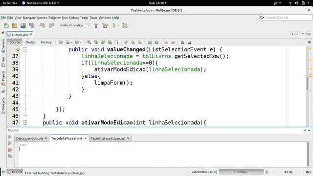 Java: Interface Gráfica usando Netbeans - Atualizar/Remover (video 4 de 4) смотреть онлайн