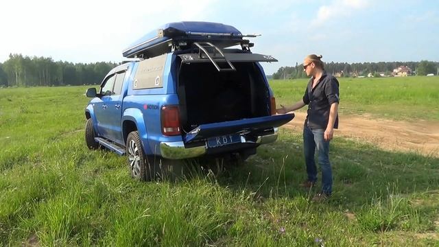 Кунг VW Амарок для путешествий смотреть онлайн