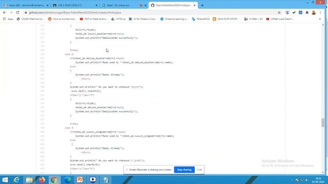CS8392 Object Oriented Programming Hotel Management System using File Programming - Java смотреть онлайн