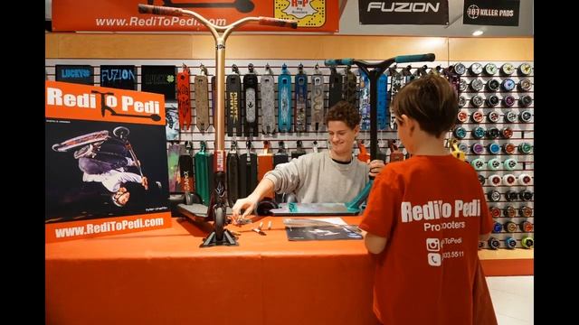 Fuzion Pro Scooter Rider Tyler Chaffin's Shop Visit смотреть онлайн