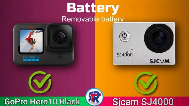 SJCAM SJ4000 VS GOPRO HERO10 BLACK смотреть онлайн