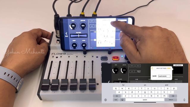Behringer Flow 8 How To Setup Channel Eq N Master Eq