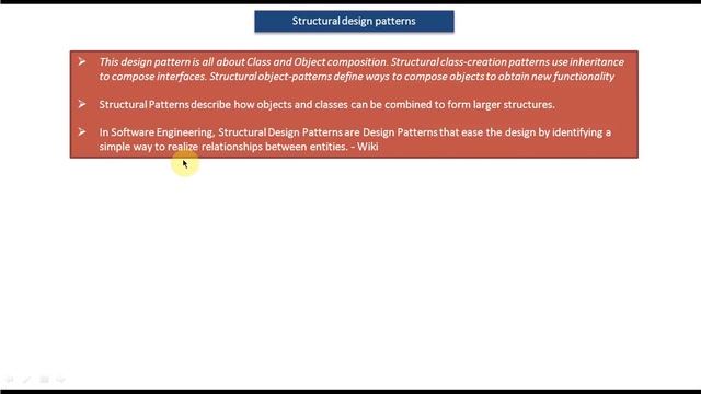 Structural design patterns смотреть онлайн