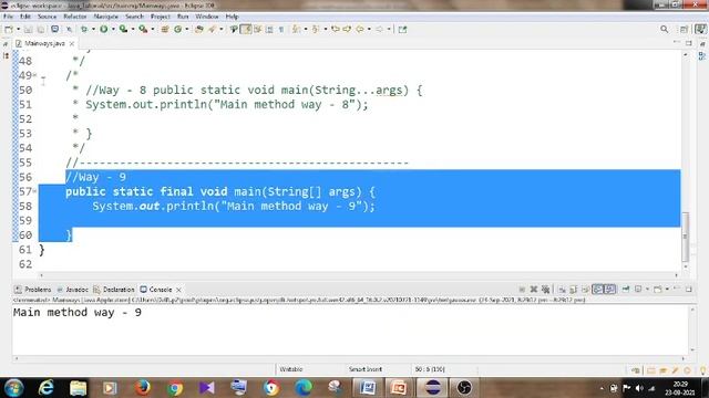 Different Ways of writing Java main Method by Ramesh Kodumuru смотреть онлайн