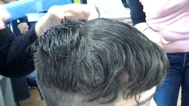 Стрижка модельная. Учебный процесс. смотреть онлайн