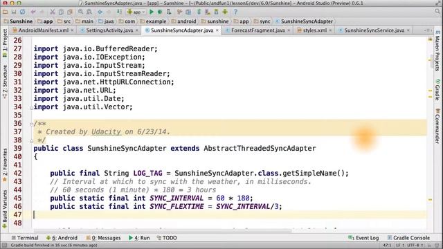 Scheduled Synchronization - Developing Android Apps смотреть онлайн