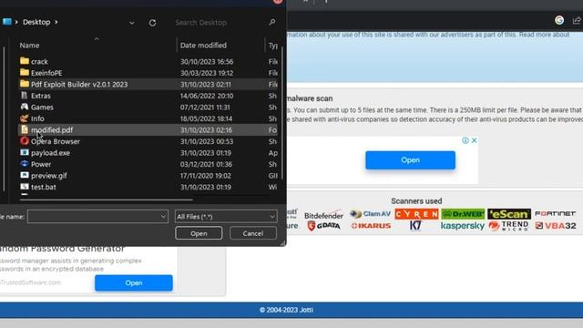 [Updated] V2] POC PDF Exploit Builder V2 2023 by Calina + Source Code c# смотреть онлайн