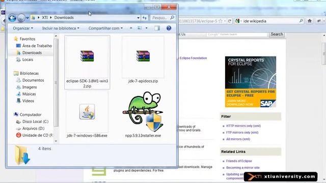 Universidade XTI - Curso Online Java - Aula 032 - IDE Eclipse - Instalação смотреть онлайн
